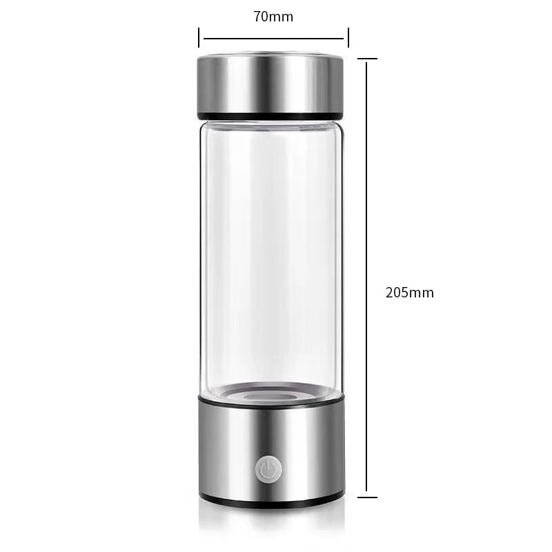 Hydrogen Water Bottle Portable Electric Bottle Titanium Quality Cup USB