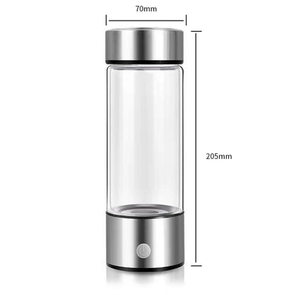 Hydrogen Water Bottle Portable Electric Bottle Titanium Quality Cup USB