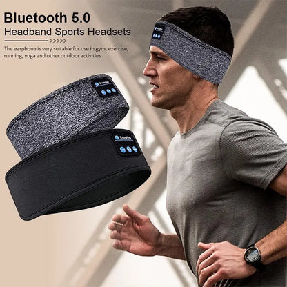 Bluetooth Earphones Sleeping Headband Elastic Wireless Headphones Music Eye Mask Wireless Headset Headband