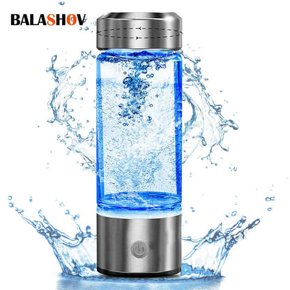 Hydrogen Water Bottle Portable Electric Bottle Titanium Quality Cup USB